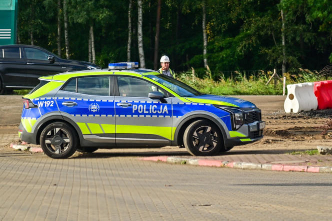 Niewybuch w rejonie węzła Kijewo