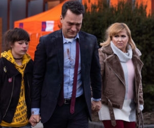 Na dobre i na złe odc. 810. Matylda (Amelia Czaja), Andrzej Falkowicz (Michał Żebrowski), Alina (Katarzyna Skrzynecka)