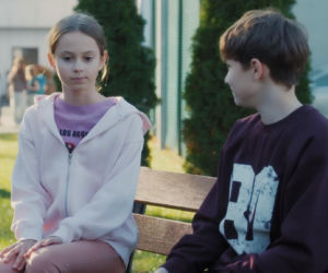 M jak miłość. Franek (Jarosław Śmigielski), Hania (Wiktoria Basik)