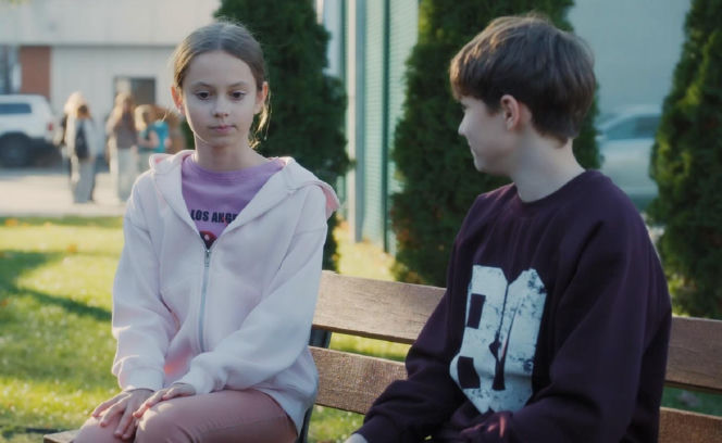 M jak miłość. Franek (Jarosław Śmigielski), Hania (Wiktoria Basik)