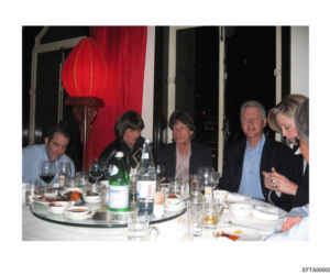 Ghislaine Maxwell, Mick Jagger, Bill Clinton
