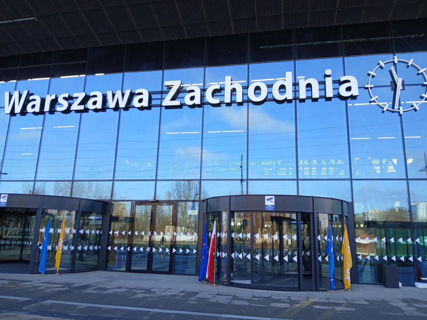 Dworzec kolejowy Warszawa Zachodnia po otwarciu