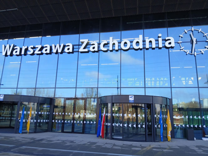 Dworzec kolejowy Warszawa Zachodnia po otwarciu