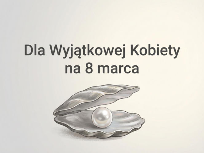 Muszla z perłą na Dzień Kobiet