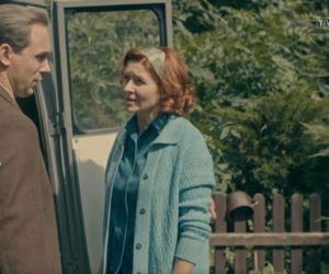 Stulecie Winnych 4 odc. 40. Michał Śniegocki (Stefan Pawłowski), Ania (Urszula Grabowska)