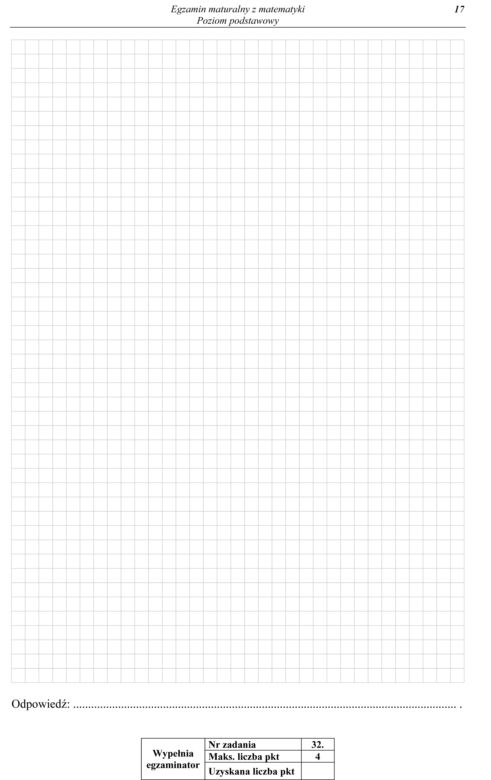 Matura z matematyki 2013