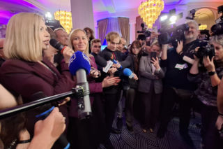 Monika Piątkowska dziękuje wyborcom po exit poll. „Będę patrzyła na ręce”