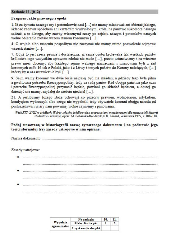 Matura 2017 historia