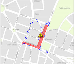 Przebudowa torowisk w centrum Szczecina - kwiecień 2021
