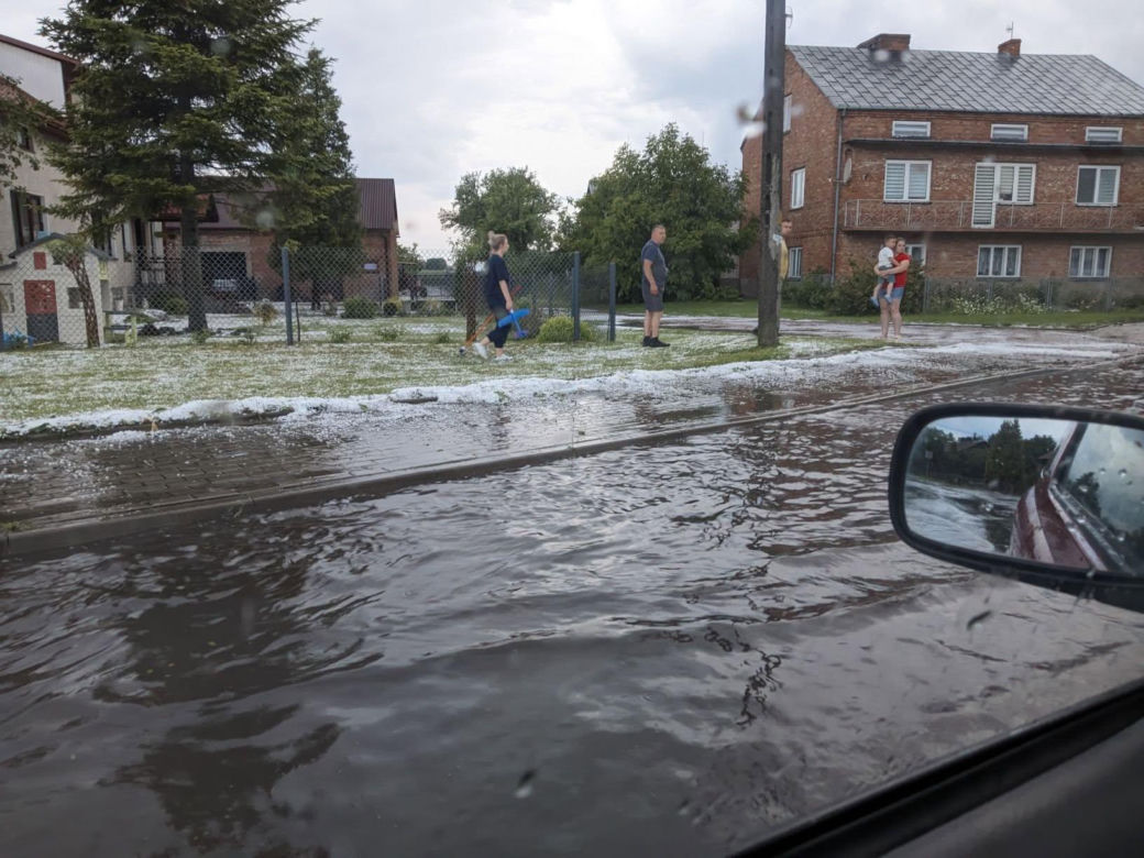 Katastrofalne skutki burz w powiecie zawierciańskim