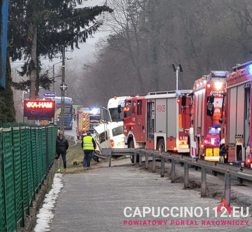 Wypadek na DK 75 w Czchowie