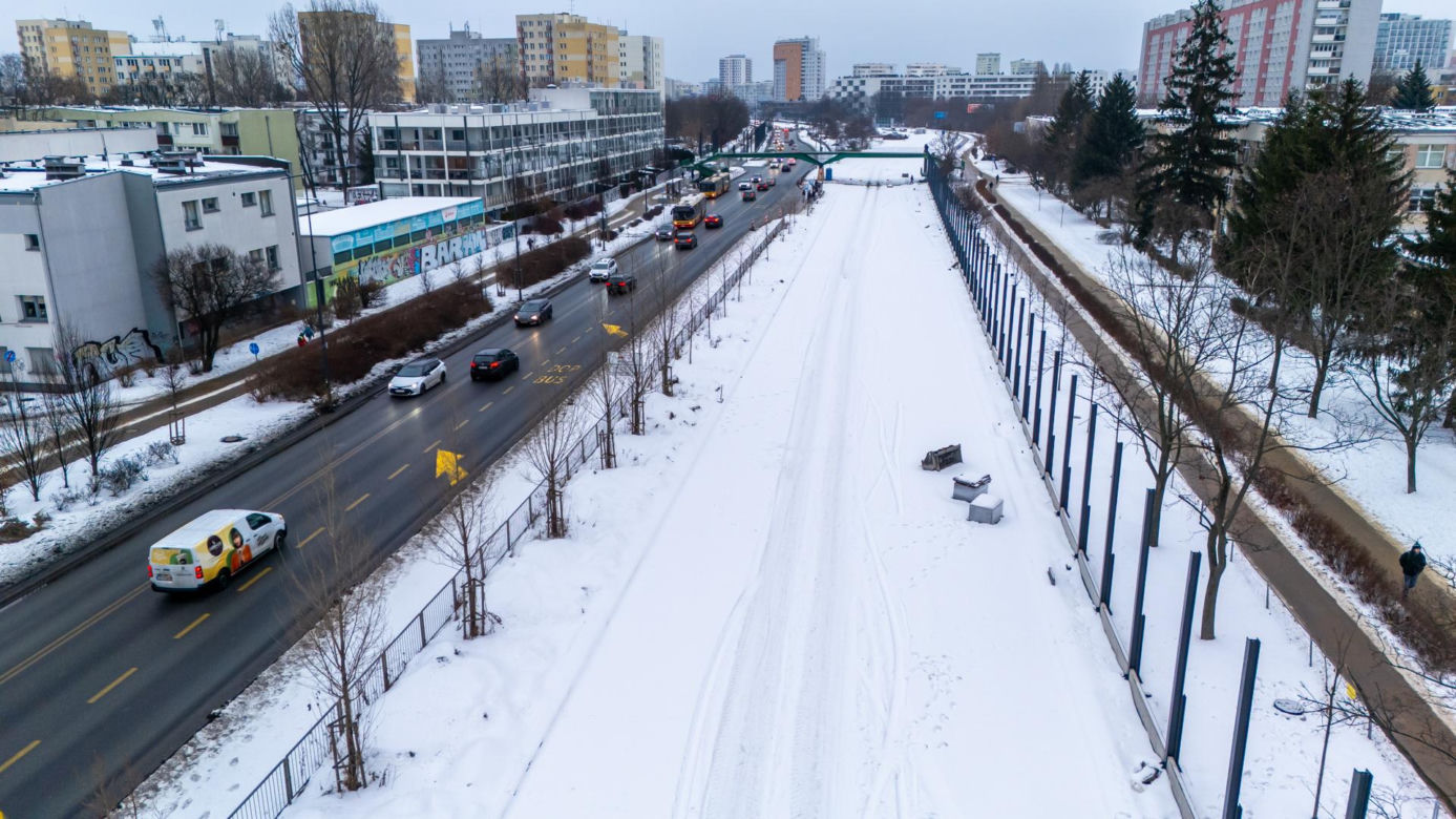 Remont alei Stanów Zjednoczonych w Warszawie
