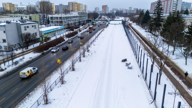 Remont alei Stanów Zjednoczonych w Warszawie