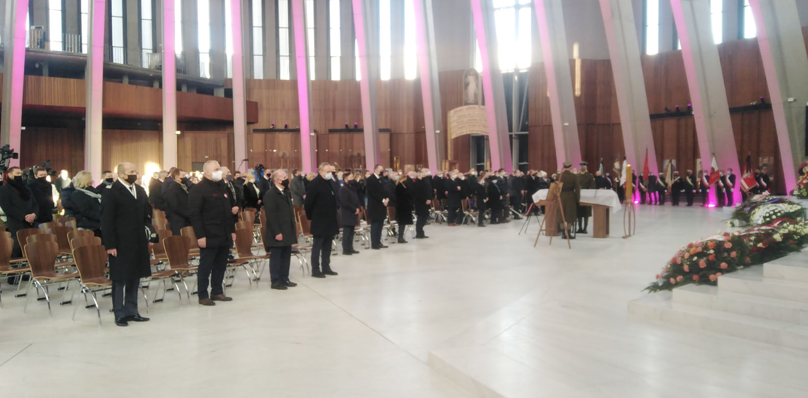Ceremonia pożegnalna Ryszarda Szurkowskiego