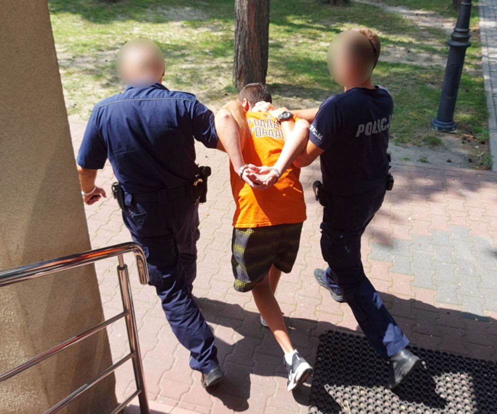 Własną piersią broniła wódki! Złodziej zatrzymany