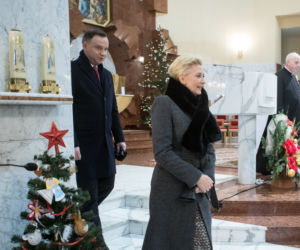 Prezydent Andrzej Duda z żoną