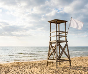 Sinice Trzęsacz. Czy w Trzęsaczu można się kąpać 17.08? Flaga, warunki pogodowe