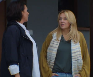 M jak miłość odc. 1410. Agata (Katarzyna Kwiatkowska), Marysia (Małgorzata Pieńkowska)