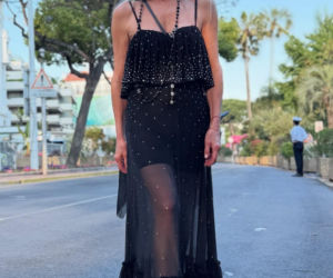 Monika Olejnik ruszyła na podbój Cannes w prześwitującej kreacji