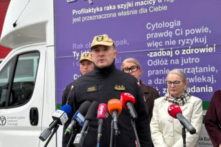 Strażacy ze świętokrzyskiego badają się w pracy