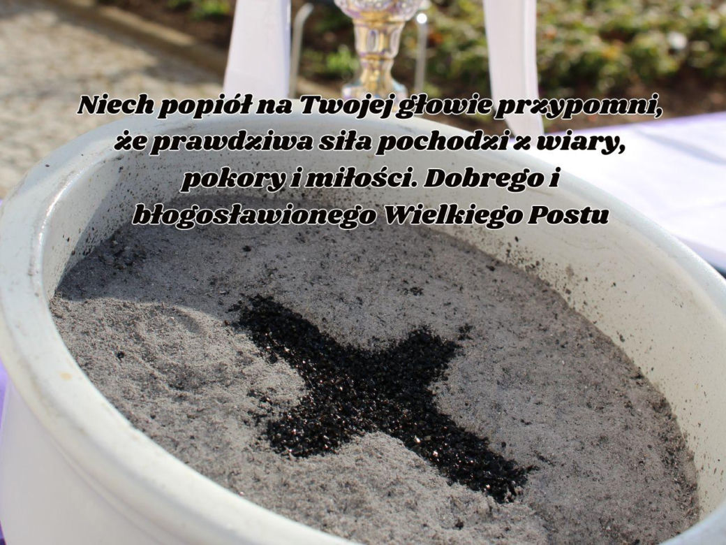 Środa Popielcowa - kartki do pobrania