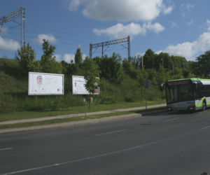 Nietypowe plakaty zawisły w Olsztynie. Ich autorem jest znany rysownik [ZDJĘCIA]
