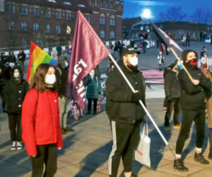 Strajk Kobiet w Szczecinie: Manifestacja na placu Solidarności - 28.01.2021
