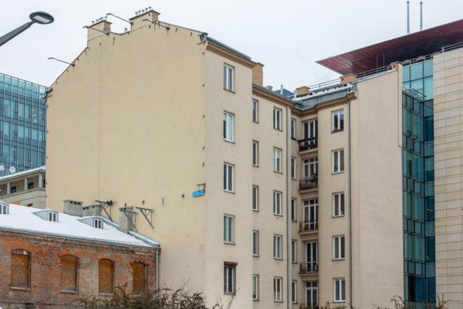 Rejon ulicy Prostej 70 w Warszawie