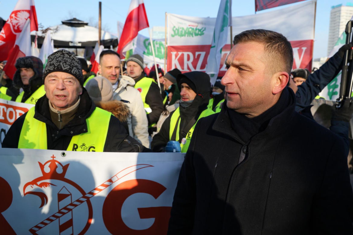 Protest rolników w Warszawie (9.01.2026)