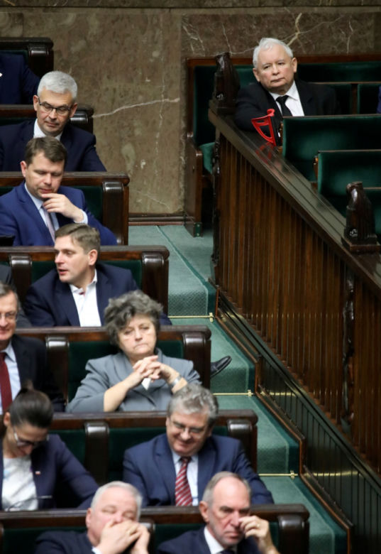Jarosław Kaczyński w sejmie
