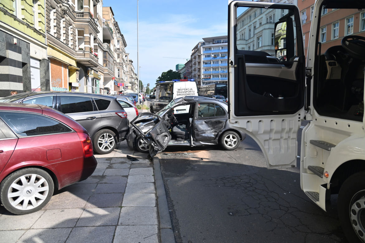 Wypadek na al. Wojska Polskiego