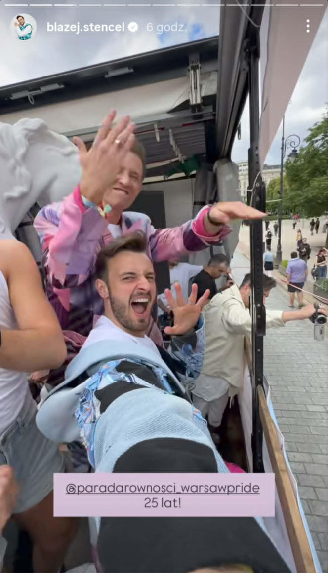Gwiazdy na Paradzie Równości: Błażej Stencel i Kamil Krupicz