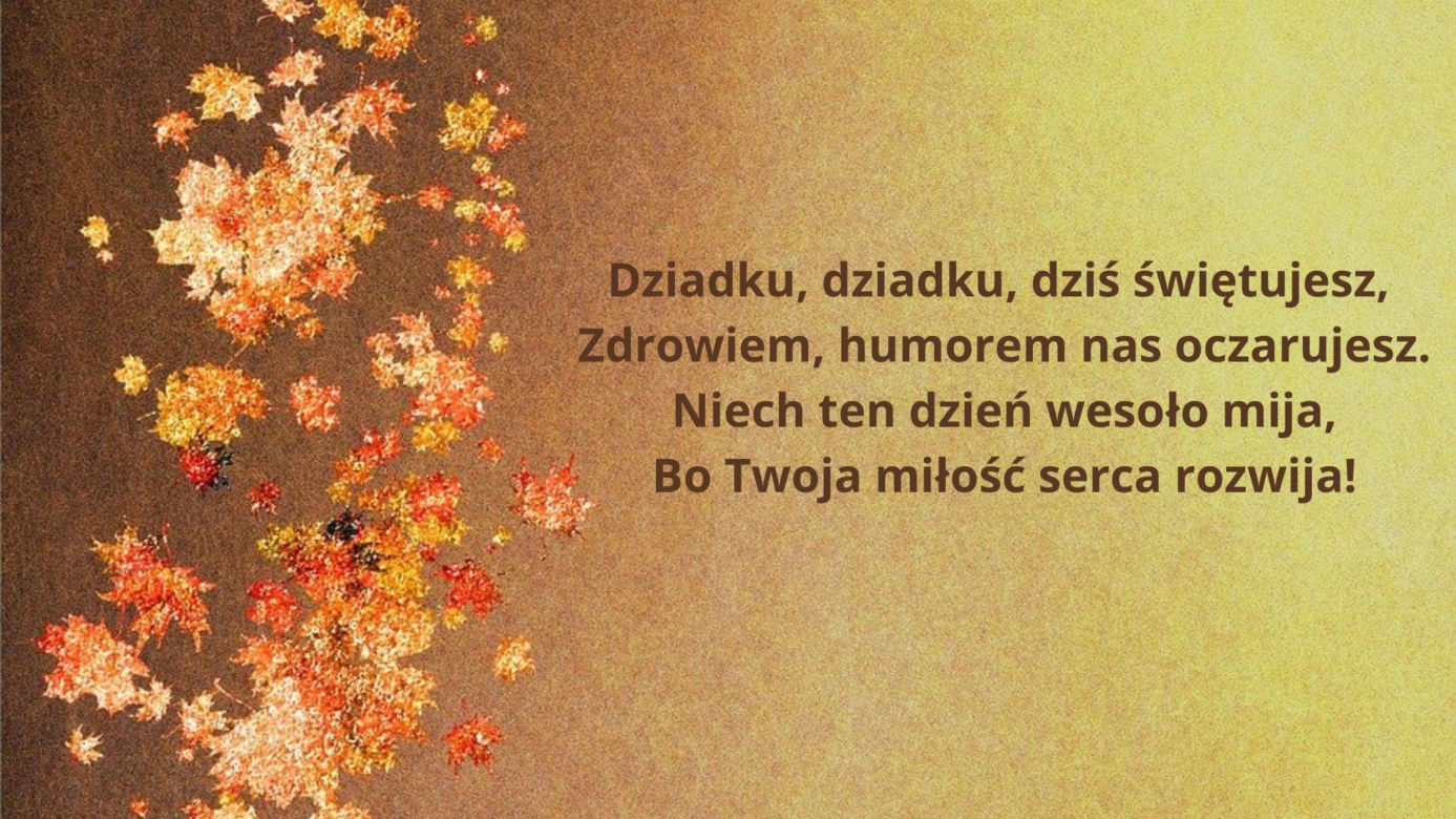 Dzień Dziadka 2025. Piękne wierszyki dla naszych seniorów 
