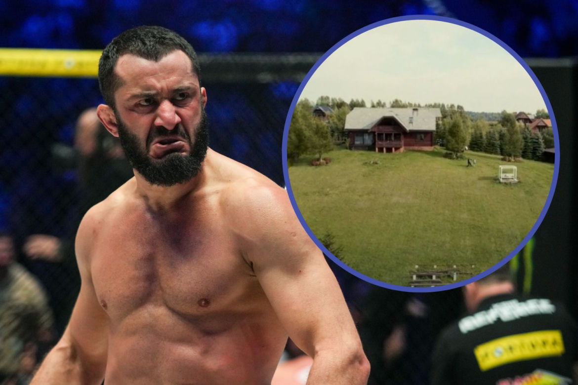Tak mieszka Mamed Khalidov. Legendarny wojownik KSW ma potężną posiadłość niedaleko Olsztyna