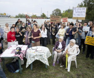 Protest w Piasecznie przeciwko Data Center
