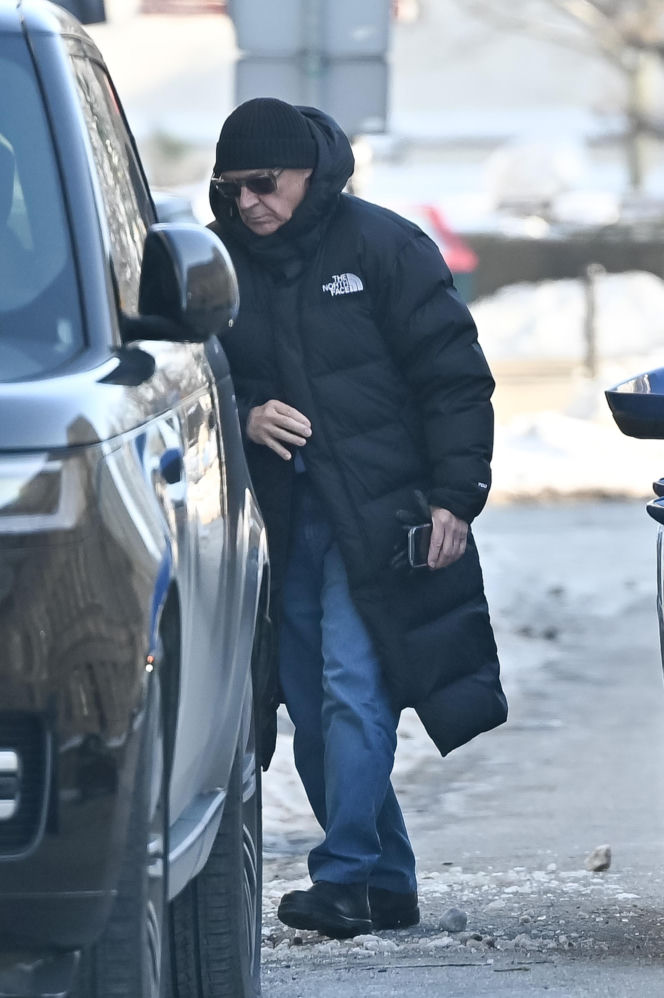 Marek Kondrat z żoną i córką w Warszawie