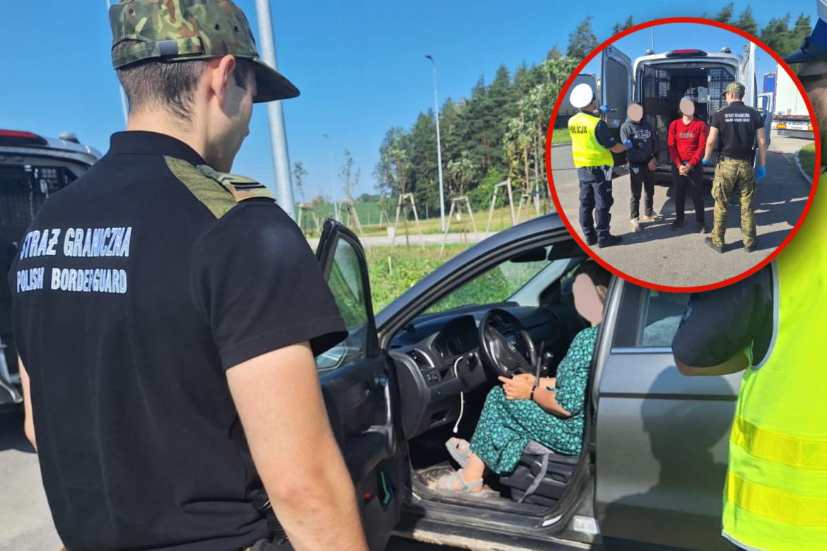 Próby przemytu ludzi na granicy polsko-litewskiej