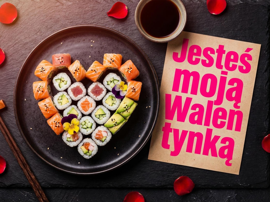 Kartki walentynkowe. Bądź moją Walentynką i kochaj mnie