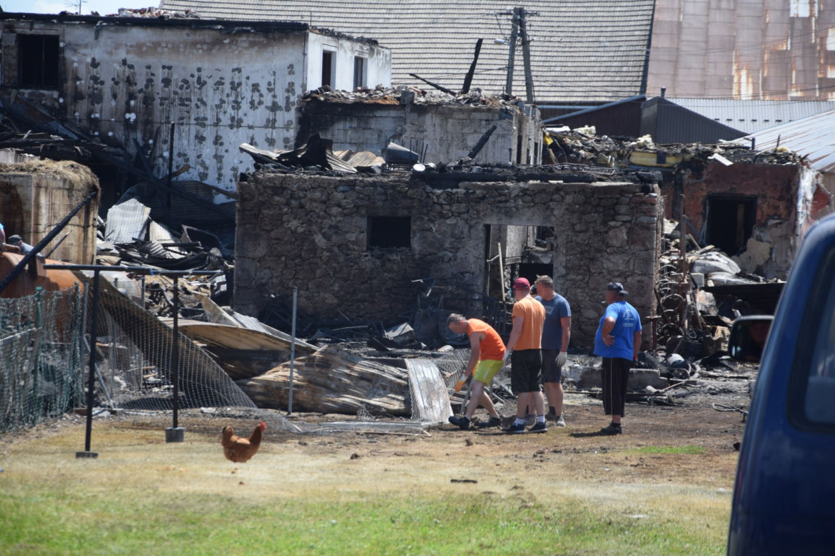Góralska solidarność po pożarze w Nowej Białej II