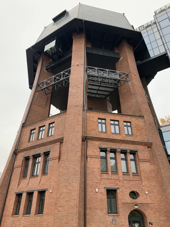 Wieża wodna w Zabrzu z wystawą Carboneum