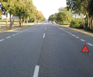 Wincentów. Śmiertelny wypadek. Rowerzysta nie żyje