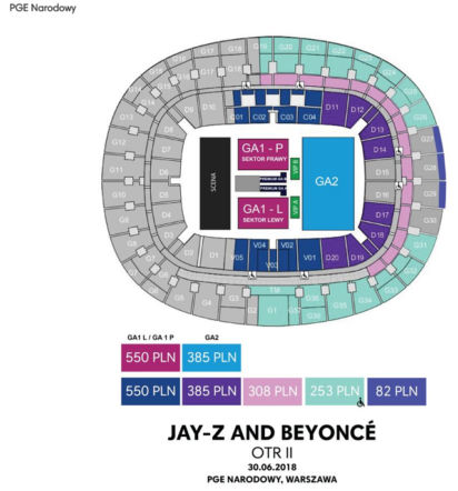Beyonce i Jay-Z na Narodowym. Ruszyła sprzedaż biletów! Co zobaczymy za 82 zł?