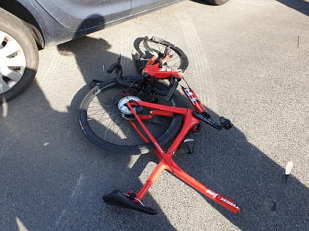 Wypadek rowerzystek w Wilkowicach