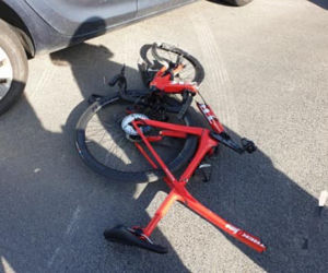 Wypadek rowerzystek w Wilkowicach