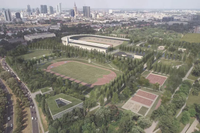 Stadion Skry - wizualizacja