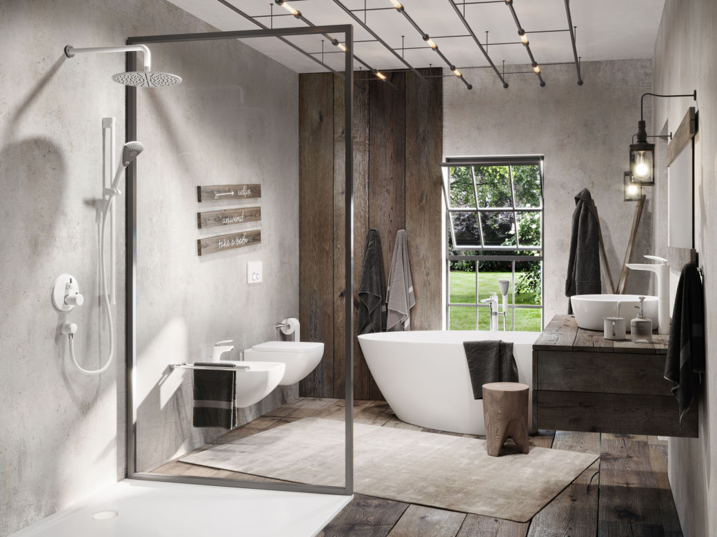 Łazienka w stylu loft