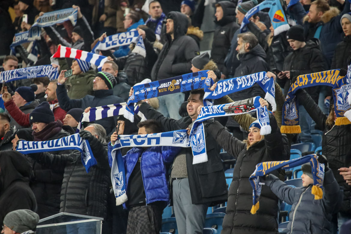 Tak bawili się kibice na meczu Lech Poznań - Djurgardens