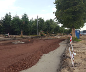 Na Fabrycznej w Lesznie budują kolejne rondo w Lesznie