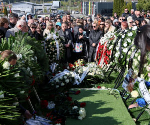 Ból, rozpacz, łzy. Poruszające sceny na pogrzebie Łukasza Litewki