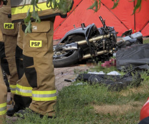 Śmiertelny wypadek pod Siedlcami! Motocyklista zginął po zderzeniu z osobówką